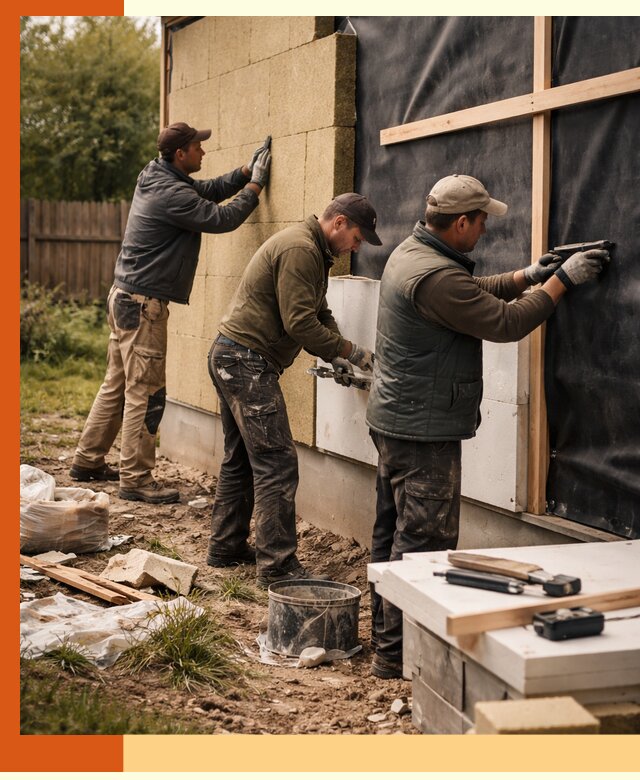 Утепление дачного дома под ключ в Елабуге