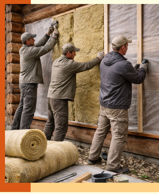 Утепление деревянного дома в Елабуге эффективными технологиями