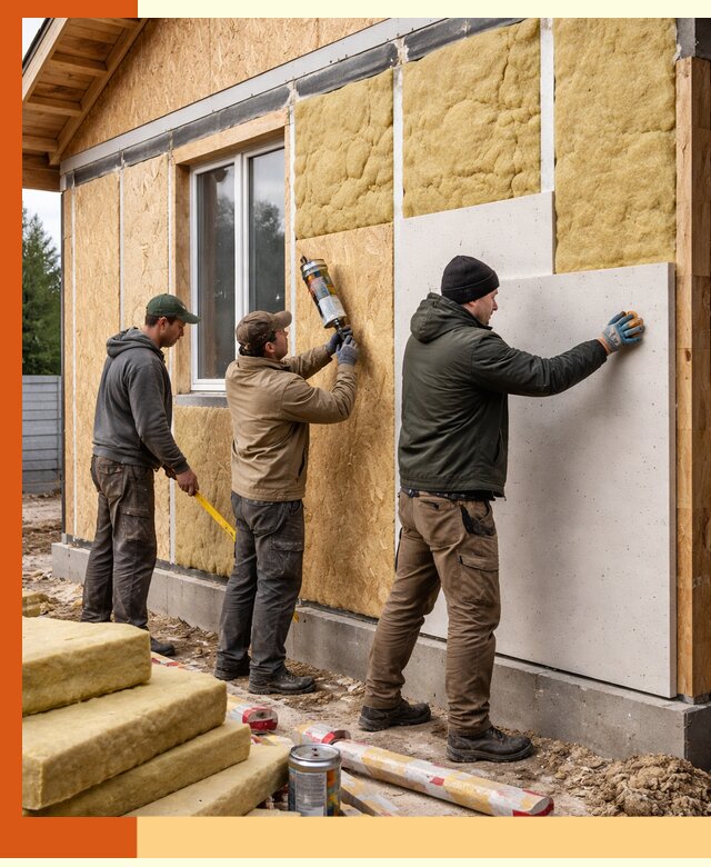 Профессиональное утепление дома из SIP-панелей в Елабуге