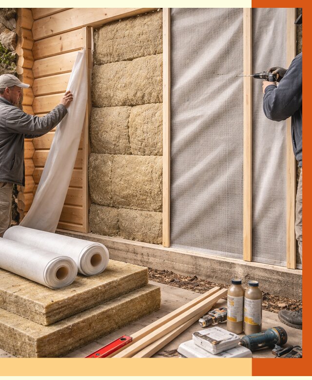 Утепление дома из минибруса в Елабуге от 4558 руб/м2 — заказать профессионально | ТепломастерЛбг