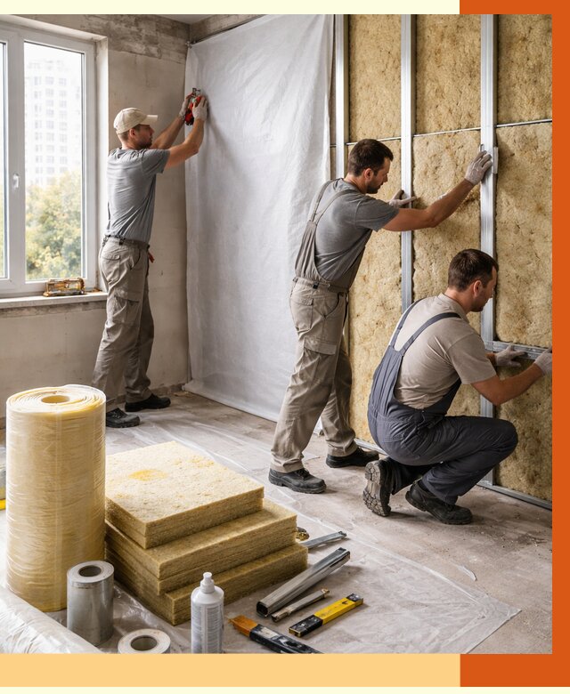 Утепление квартиры в Елабуге от 4558 руб/м2 — утеплить квартиру изнутри и снаружи | ТепломастерЛбг