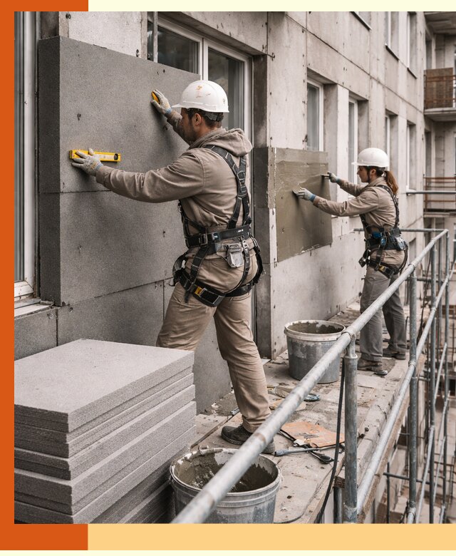 Утепление квартиры снаружи под ключ в Елабуге