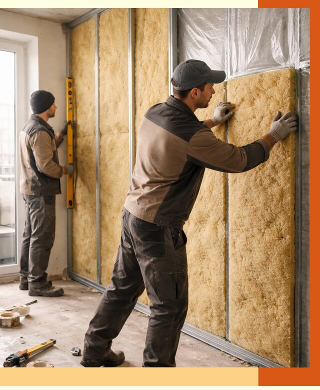 Утепление квартиры изнутри в Елабуге от 4406 руб. за м2 | Проф. работы ТепломастерЛбг