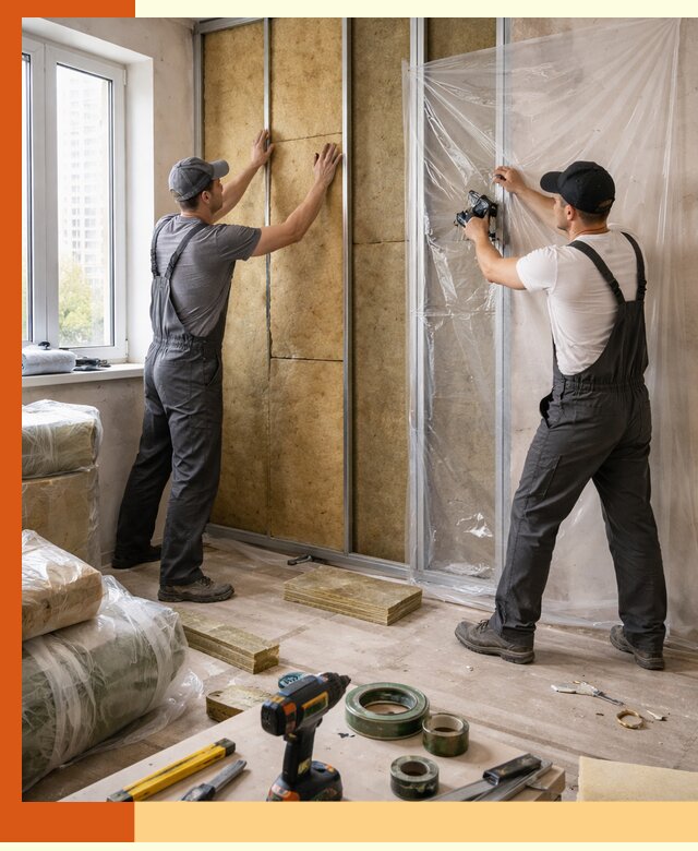 Утепление квартиры изнутри профессионально в Елабуге