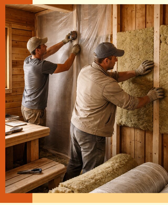 Утепление бани изнутри в Елабуге качественно и недорого