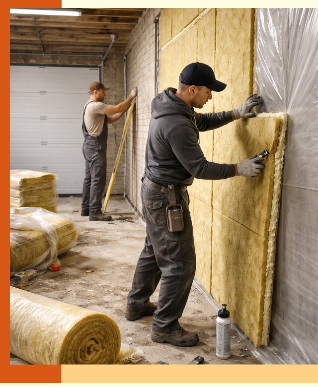 Утепление гаража под ключ в Елабуге — все виды теплоизоляции