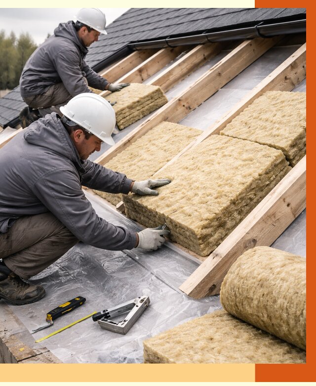 Утепление крыши в Елабуге от 1874 руб./м2 — комплексное утепление кровли | ТепломастерЛбг