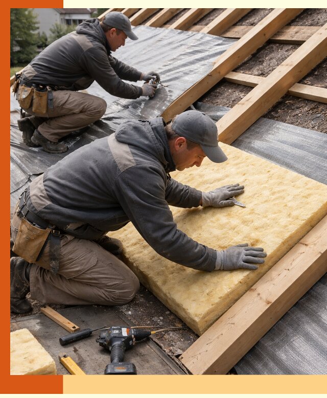 Профессиональное утепление крыши в Елабуге качественно и надежно