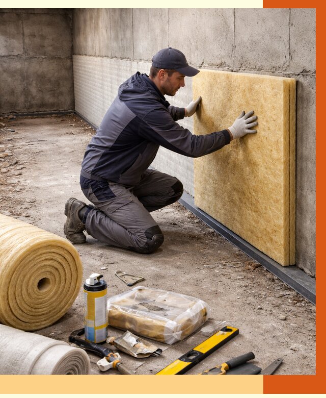 Утепление фундамента изнутри в Елабуге от 4254 руб./м2 — работы под ключ | ТепломастерЛбг