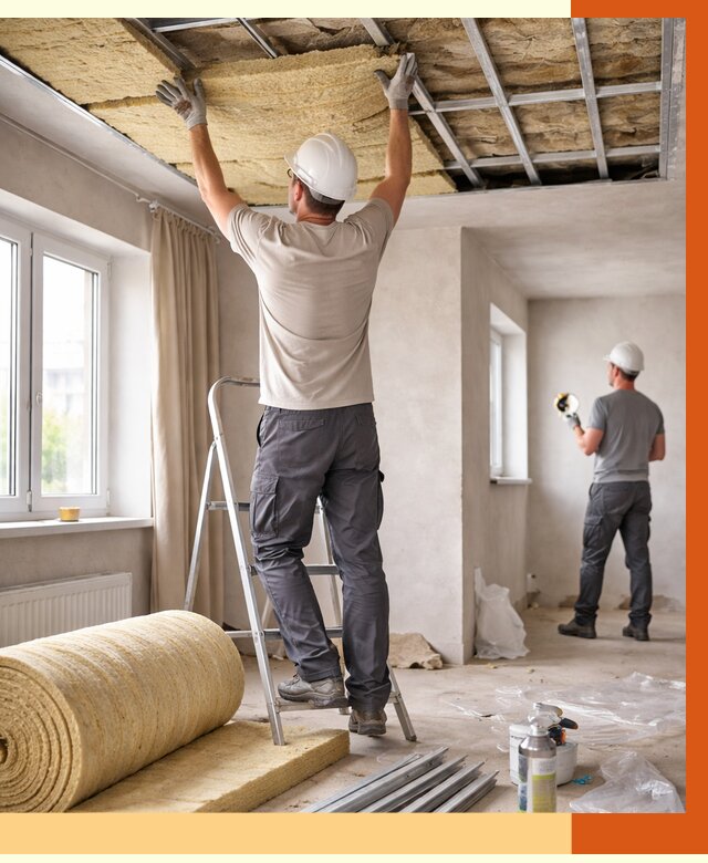 Утепление потолка в частном доме в Елабуге от 962 руб./м² — работы под ключ | ТепломастерЛбг