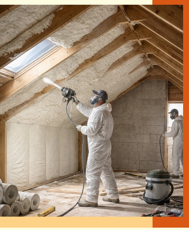 Утепление мансарды ППУ в Елабуге от 2785 руб./м² — заказать под ключ | ТепломастерЛбг