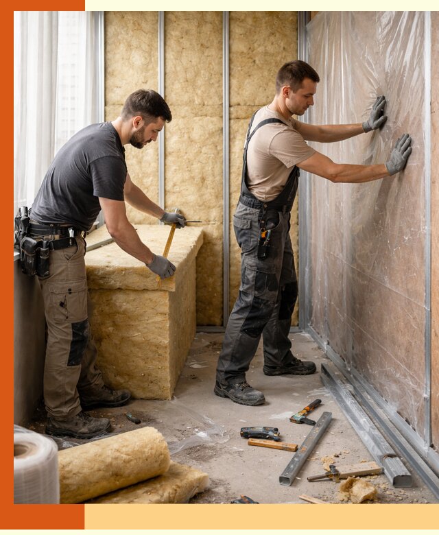 Профессиональное утепление лоджии в Елабуге эффективно и надежно