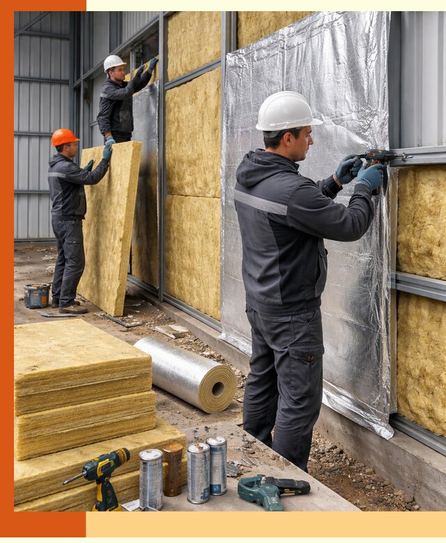 Утепление металлического ангара профессионально в Елабуге