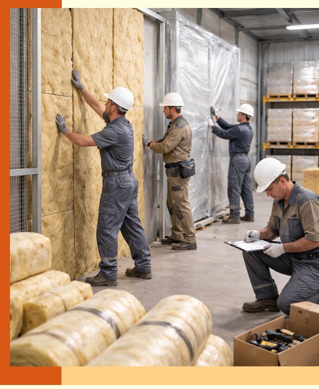 Утепление склада готовой продукции в Елабуге качественно и быстро