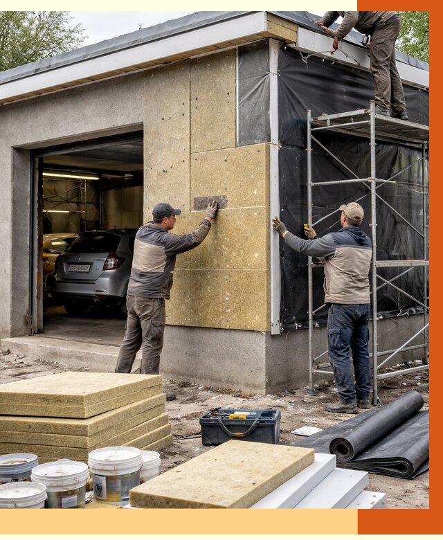 Утепление автосервиса в Елабуге ппу, пеноизоляция, от 14686 руб/м2 — ТепломастерЛбг