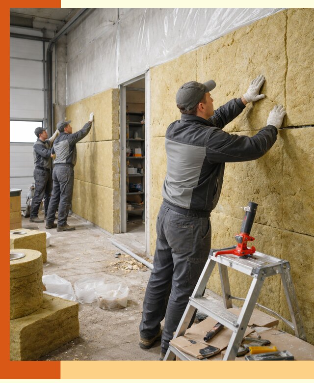 Утепление автосервиса и мастерских в Елабуге качественно и надёжно