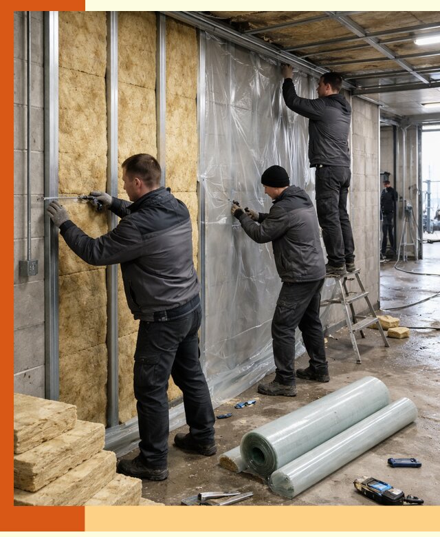 Профессиональное утепление автомойки в Елабуге для любого типа помещений