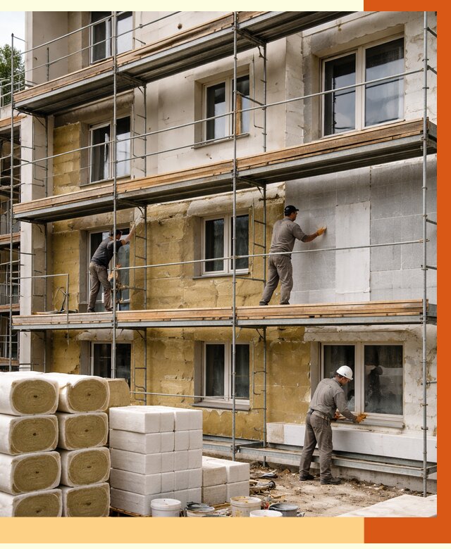 Утепление гостиницы в Елабуге от 7292 руб./м2 — комплексно, ППУ, под ключ | ТепломастерЛбг