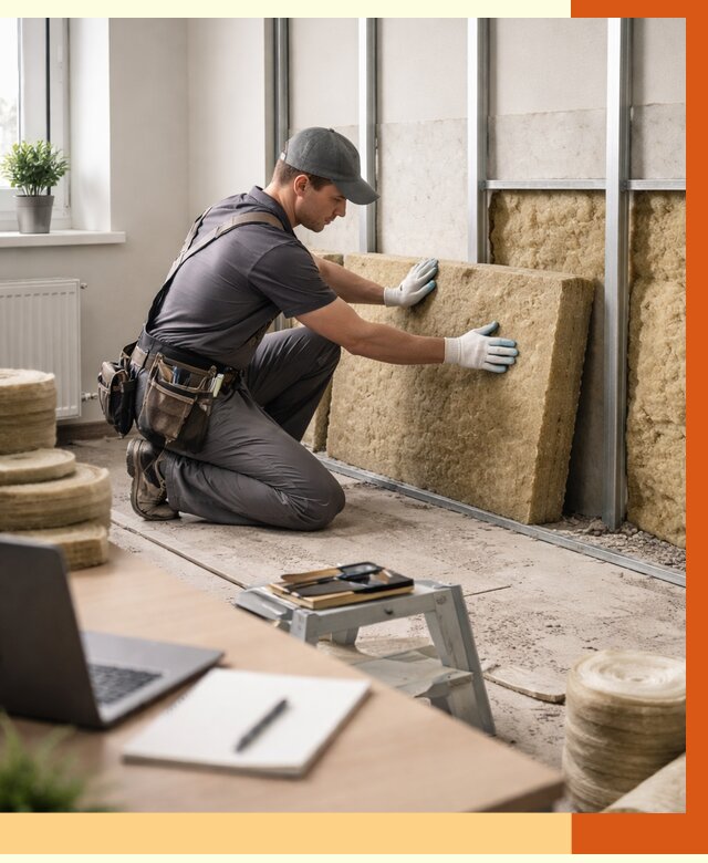 Утепление офиса в Елабуге от 4558 руб/м2 — комплексное утепление офиса под ключ | ТепломастерЛбг