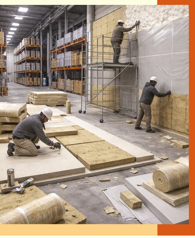 Утепление складского терминала в Елабуге от 7596 руб./м² под ключ | ТепломастерЛбг