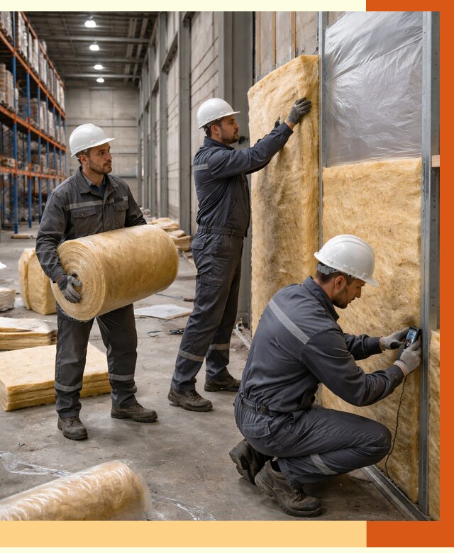 Утепление логистического центра в Елабуге от 4558 руб/м² под ключ | ТепломастерЛбг