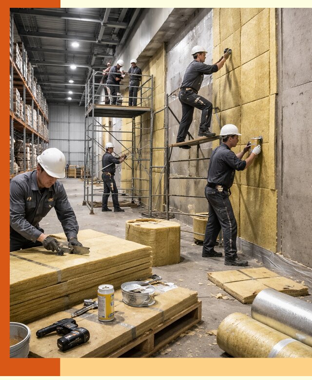 Утепление логистического центра в Елабуге качественно и экономично