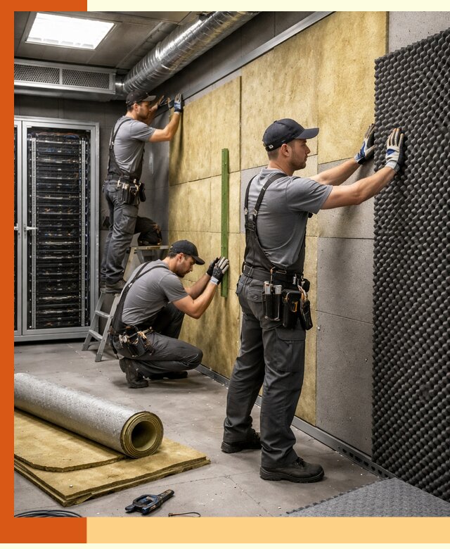 Утепление серверной комнаты профессионально в Елабуге