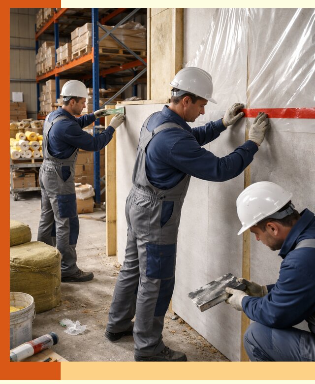 Утепление теплого склада под ключ в Елабуге