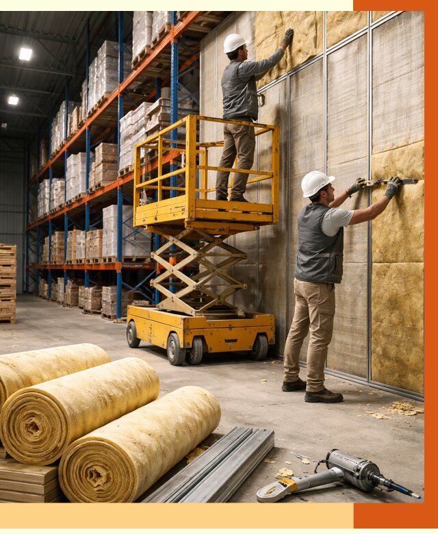 Утепление торгового склада в Елабуге от 3241 руб/м2 — комплексно и под ключ | ТепломастерЛбг