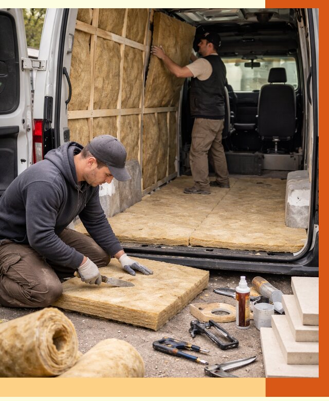 Утепление кемпера в Елабуге под ключ от 12154 руб. — профессионально | ТепломастерЛбг