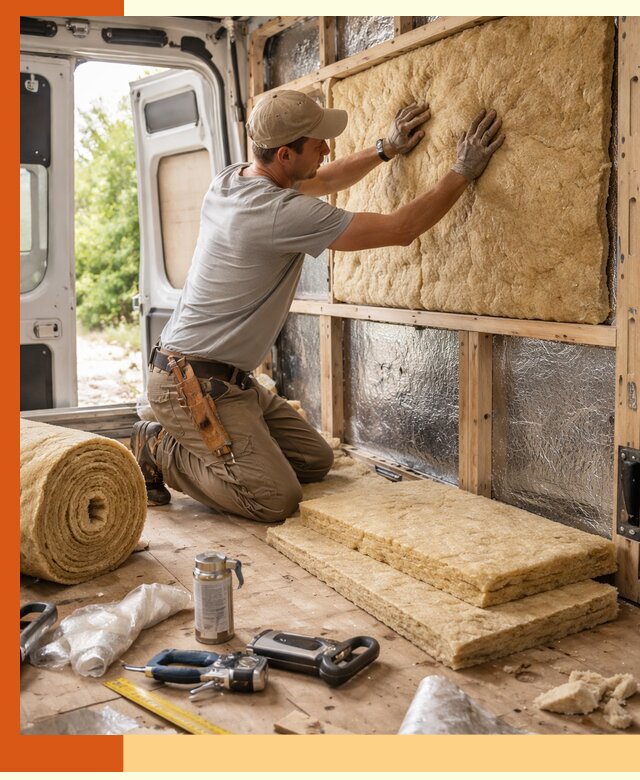 Утепление кемпера под ключ в Елабуге с гарантией качества