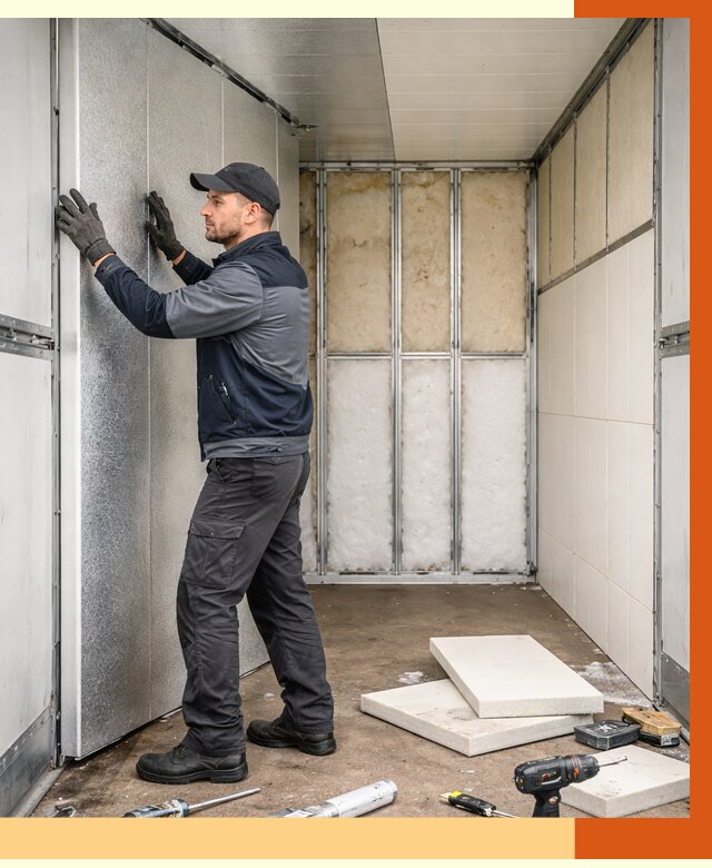 Утепление холодильного кузова в Елабуге от 13673 руб. под ключ | ТепломастерЛбг