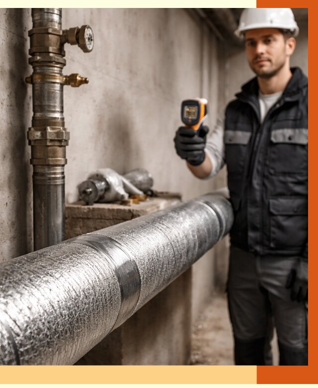 Утепление труб водоснабжения в Елабуге от 8609 руб. за м² — услуги ТепломастерЛбг