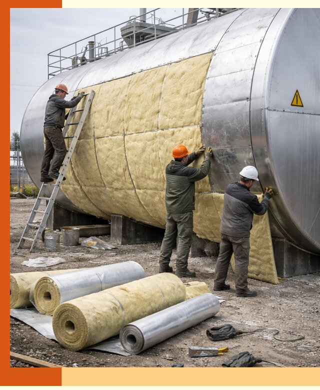 Утепление резервуаров с топливом в Елабуге надежно и экономично