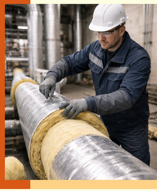 Утепление технологического оборудования и заводских установок в Елабуге