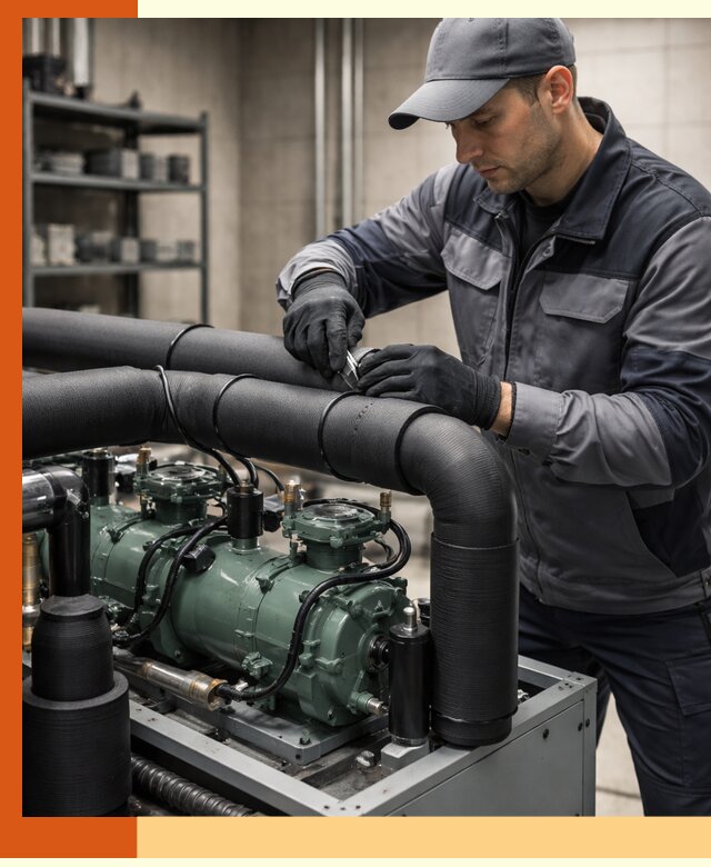 Утепление холодильного агрегата и теплоизоляция в Елабуге