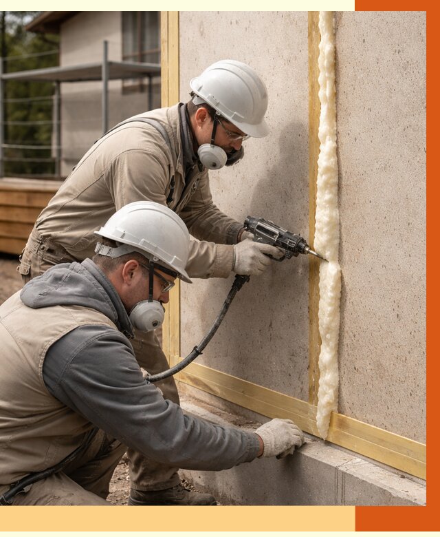 Утепление сип панелей ППУ в Елабуге от 4861 руб. под ключ | ТепломастерЛбг