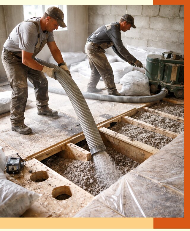 Заполнение пустот перекрытий в Елабуге от 4558 руб. под ключ | ТепломастерЛбг