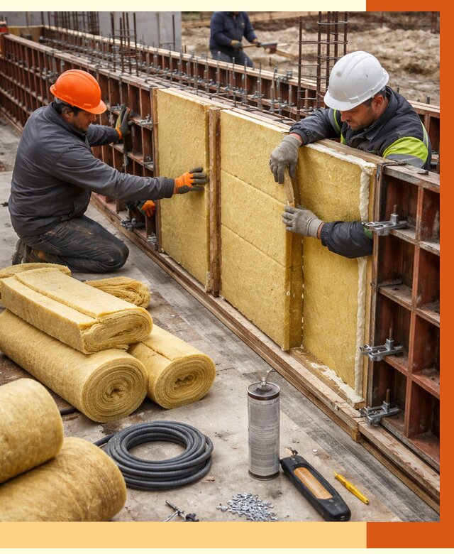 Теплоизоляция опалубки в Елабуге от 7292 руб. за м2 — услуги и монтаж | ТепломастерЛбг