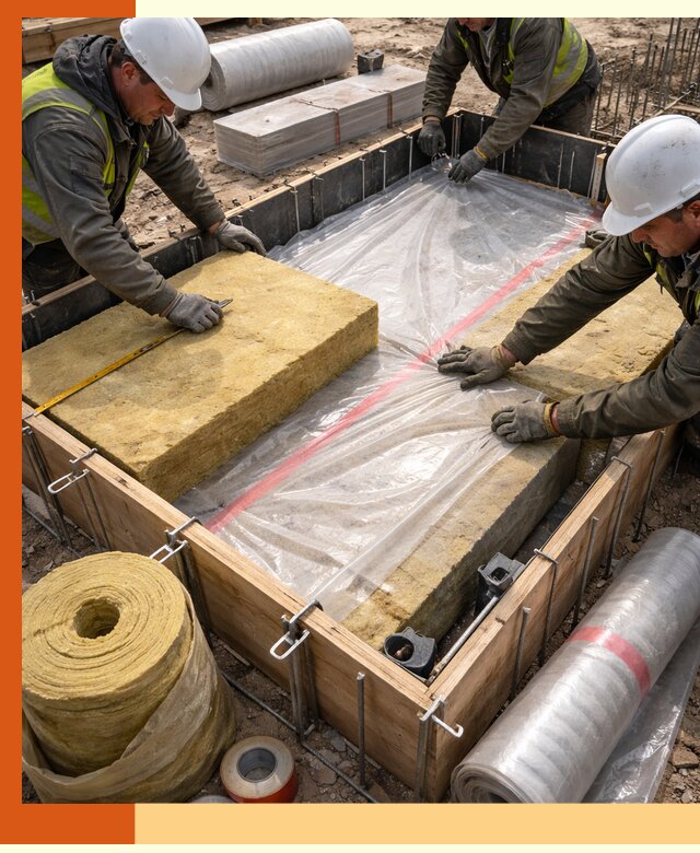 Теплоизоляция опалубки для строительства в Елабуге