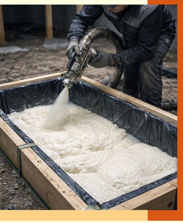 Заливка ППУ в формы в Елабуге от 2532 руб. — утепление форм под ключ | ТепломастерЛбг