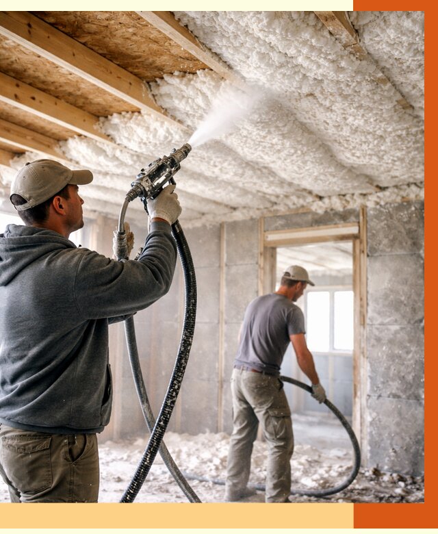 Утепление пеноизолом в Елабуге от 1620 руб./м2 под ключ | ТепломастерЛбг