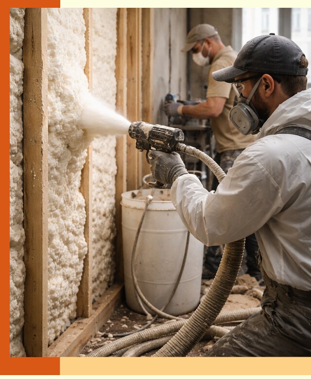 Утепление пеноизолом жилых и коммерческих объектов в Елабуге