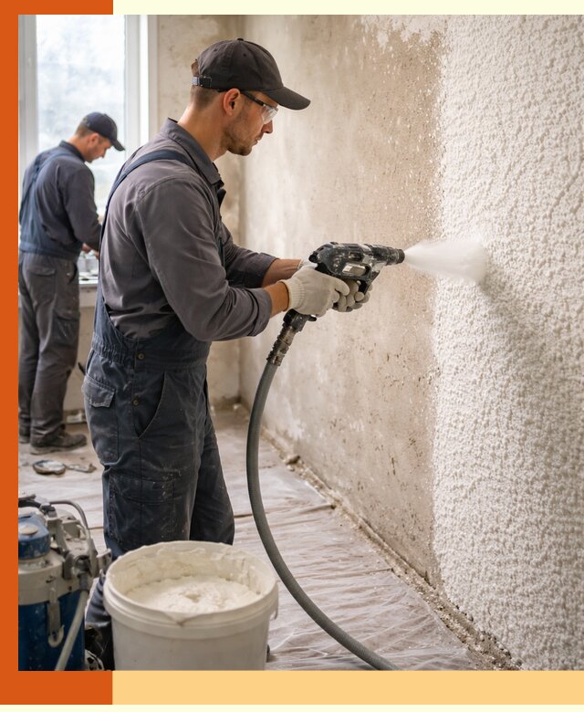 Утепление стен жидкой теплоизоляцией в Елабуге для квартир и домов