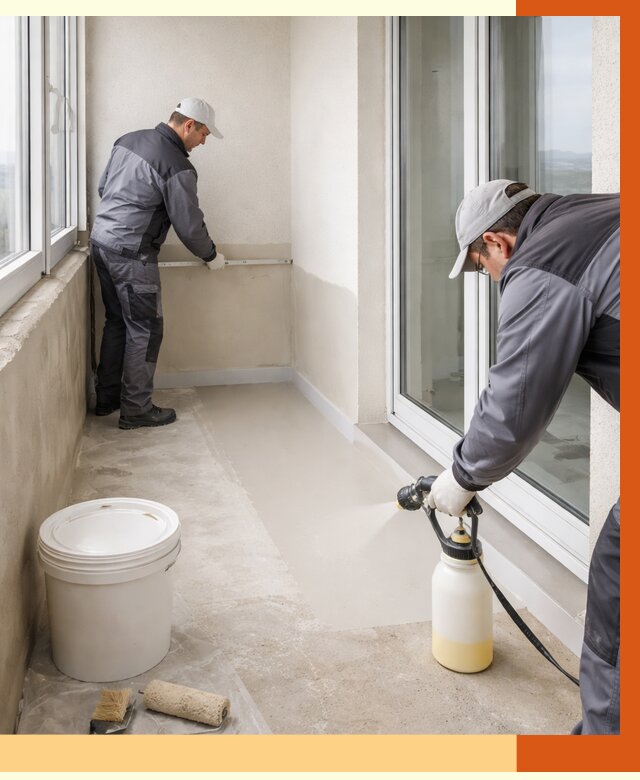 Утепление балкона жидкой теплоизоляцией в Елабуге от 5824 руб./м2 | ТепломастерЛбг