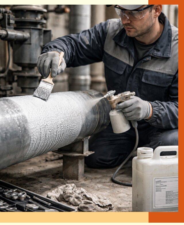 Утепление оборудования жидкой теплоизоляцией в Елабуге от 4558 руб. | ТепломастерЛбг