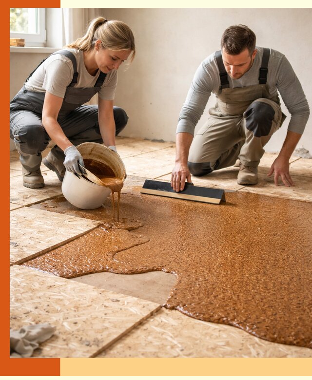 Утепление пола жидкой пробкой в Елабуге для квартир и домов