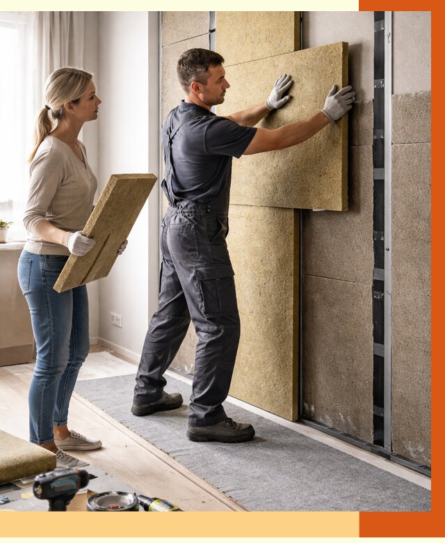 Профессиональная шумоизоляция квартиры в Елабуге от 7596 руб. за м2 | ТепломастерЛбг