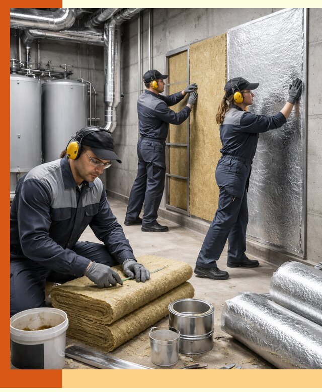 Шумоизоляция котельной в Елабуге: профессиональный монтаж и материалы