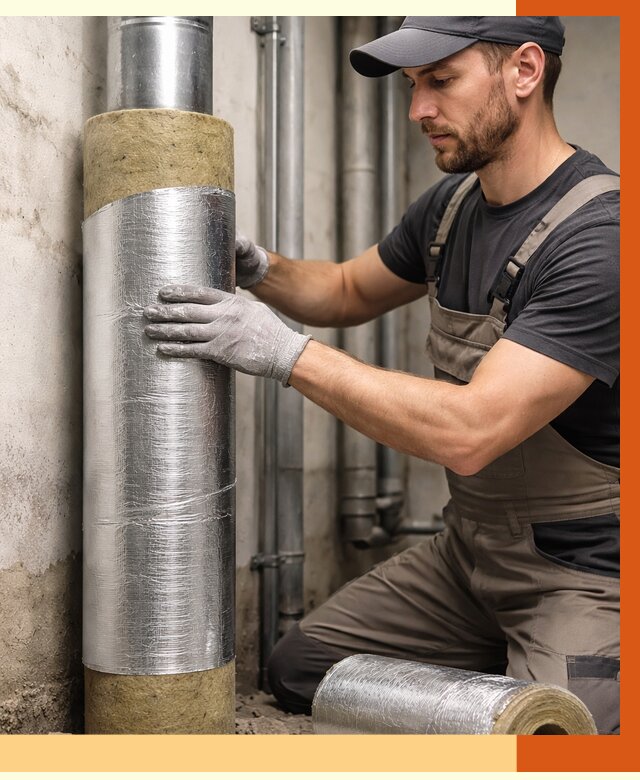 Шумоизоляция труб в Елабуге от 1215 руб. — шумоподавление и звукоизоляция труб | ТепломастерЛбг